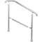 Stainless Steel Transitional Handrail Adjustable For 23 Steps 441lb Capacity IndoorOutdoor Step Rai 9