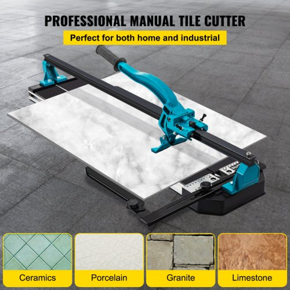 40 Inch Manual Tile Cutter Single Rail With Double Brackets Precise Laser For Precision Cutting 2
