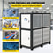 Air-Cooled Water Chiller w/ Micro-Computer Control, Industrial Capacity 15HP Chiller Machine w/ Finned Condenser