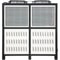 Air-Cooled Water Chiller w/ Micro-Computer Control, Industrial Capacity 15HP Chiller Machine w/ Finned Condenser