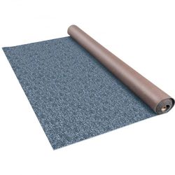 6x39.3 ft gray marine carpet, waterproof anti-slide boat deck rug, 32 oz cut pile outdoor carpet for patio