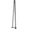 Hairpin Table Legs Black Set, Heavy Duty Rod Carbon Steel Desk Legs with 880lbs Load Capacity, DIY Furniture Legs