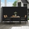 Retractable Patio Screen 118 X 71 Waterproof Outdoor Privacy Awning Black Room Divider For Garden 2