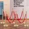 Stainless Steel Stanchion Queue Post 6 PCS Gold Premium Crowd Control Barriers With 5FT Red Ropes 0