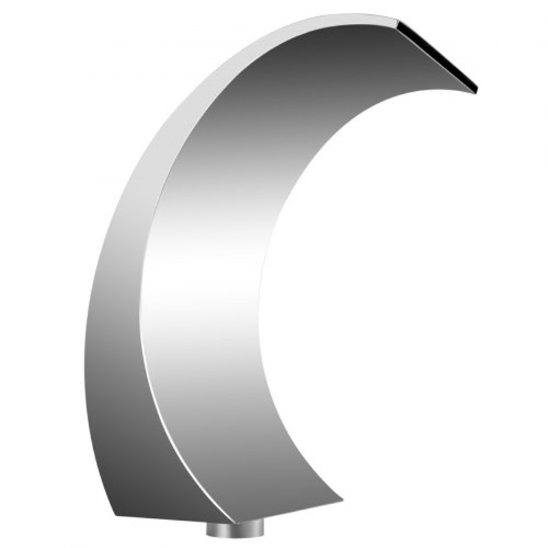 Stainless Steel Pool Waterfall Fountain, Cascade Blade for Outdoor Pools, Garden Ponds, and Modern Water Features