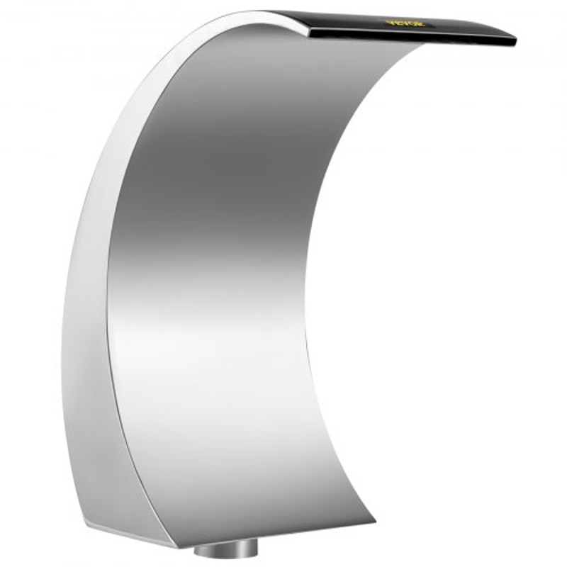 Stainless Steel Pool Waterfall Fountain, Cascade Blade for Outdoor Pools, Garden Ponds, and Modern Water Features