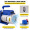 Dual Stage Vacuum Pump CFM with Gallon Chamber & Manifold Gauge Hose Kit, Air Conditioning Vacuum Pump for HVAC