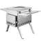 Portable Wood Stove for Camping, 95.7-Inch Stainless Steel Tent Stove with Folding Pipe