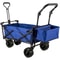 Extra Large Collapsible Garden Cart With Removable Canopy HeavyDuty Folding Wagon With 360 Wheels 7