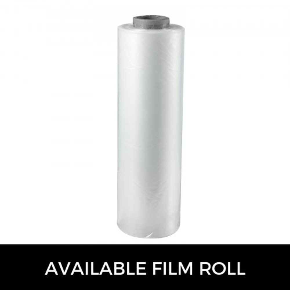 530W Shrink Wrap Machine, 18" I-Bar Sealer with Heat Gun & Silicone Roller – Ideal for PVC, POF Film