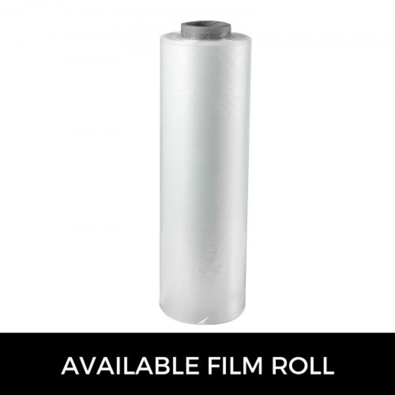 530W Shrink Wrap Machine, 18" I-Bar Sealer with Heat Gun & Silicone Roller – Ideal for PVC, POF Film