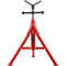 Adjustable V Head Pipe Jack Stand, Heavy Duty High lb Pipe Stand, Folding Carbon Steel Portable Tripod Design