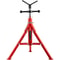 Adjustable V Head Pipe Jack Stand, Heavy Duty High lb Pipe Stand, Folding Carbon Steel Portable Tripod Design