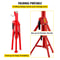 Heavy Duty V Head Pipe Stand, Adjustable Height, Pipe Jack Stands Load, Portable Folding Carbon Steel Pipe Support