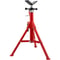 Heavy Duty V Head Pipe Stand, Adjustable Height, Pipe Jack Stands Load, Portable Folding Carbon Steel Pipe Support