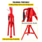 Heavy Duty V Head Pipe Stand Adjustable Height, Folding Portable Steel Jack Stands, Pipe Jack Stands 2500 LB