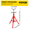 Heavy Duty V Head Pipe Stand Adjustable Height, Folding Portable Steel Jack Stands, Pipe Jack Stands 2500 LB
