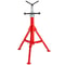 Heavy Duty V Head Pipe Stand Adjustable Height, Folding Portable Steel Jack Stands, Pipe Jack Stands 2500 LB