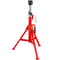 Heavy Duty V Head Pipe Stand Adjustable Height, Folding Portable Steel Jack Stands, Pipe Jack Stands 2500 LB