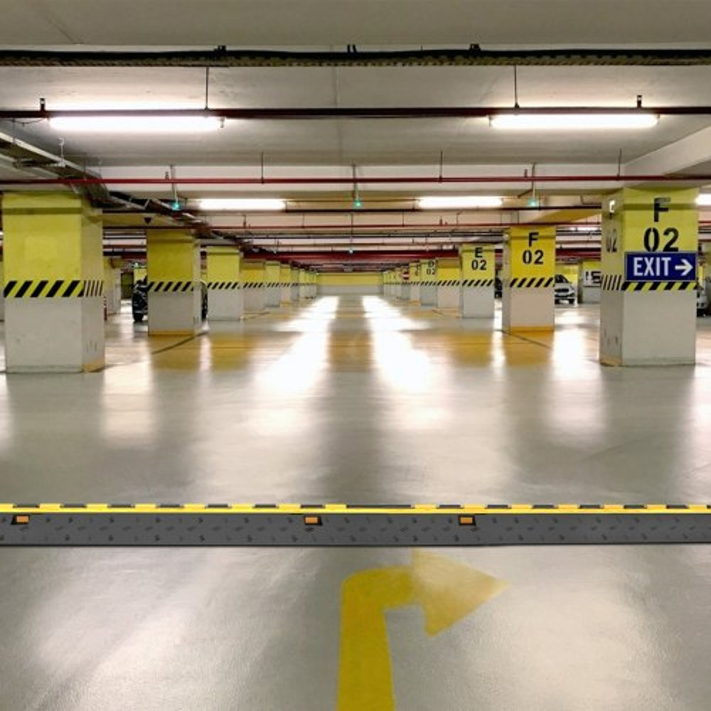 5 Pack Heavy Duty Rubber Cable Protector Ramp 2 Channel 66000 Lbs Load Capacity Driveway Cord Cove 0