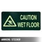 6 Pack Caution Wet Floor Signs, 25" Double-Sided Bilingual Warning Sign – Foldable Wet Floor