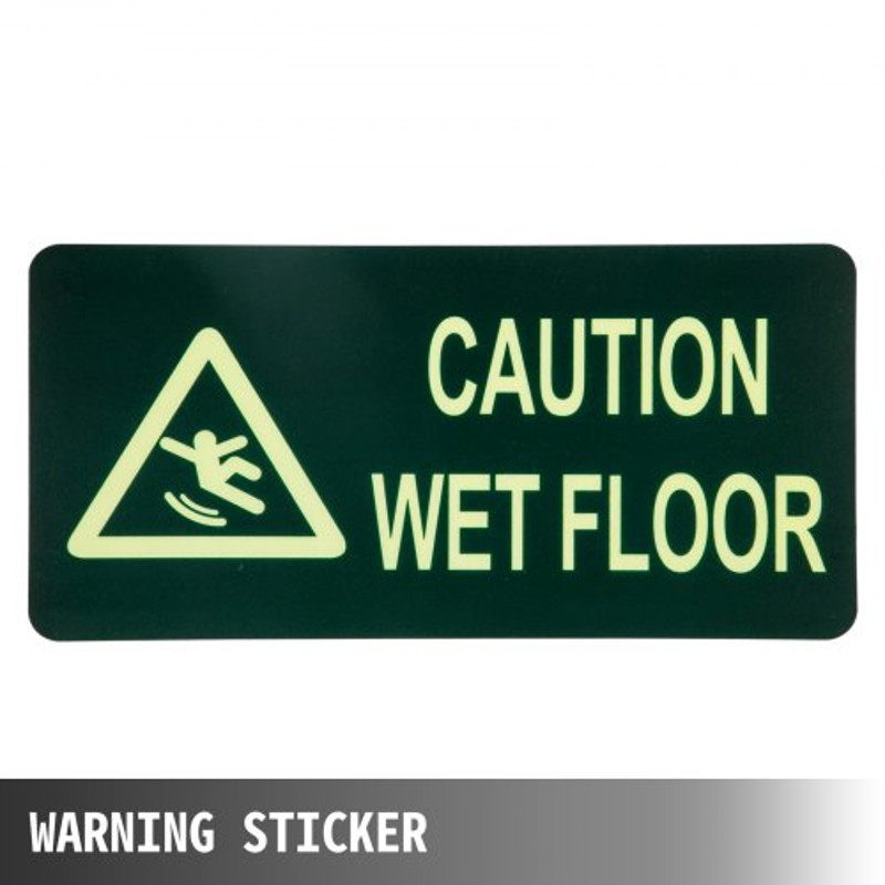 6 Pack Caution Wet Floor Signs, 25" Double-Sided Bilingual Warning Sign – Foldable Wet Floor