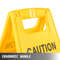 6 Pack Caution Wet Floor Signs, 25" Double-Sided Bilingual Warning Sign – Foldable Wet Floor