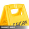 6 Pack Caution Wet Floor Signs, 25" Double-Sided Bilingual Warning Sign – Foldable Wet Floor