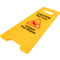 6 Pack Caution Wet Floor Signs, 25" Double-Sided Bilingual Warning Sign – Foldable Wet Floor