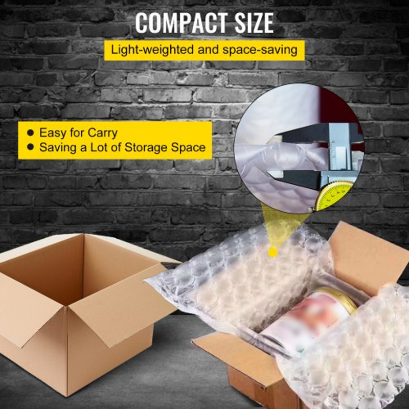 16 X 984ft Air Cushion Film Roll Heavy Duty Bubble Bags For Packaging TearAble Waterproof Air Pill 6