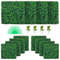 Boxwood Hedge Wall Panels Set, Artificial Grass Backdrop Wall Thick, UV Protected Privacy Fence Screen, Indoor Outdoor