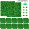 Artificial Boxwood Hedge Wall Panels UV Protected, Fake Grass Wall for Privacy Fence Indoor Outdoor Garden Decor