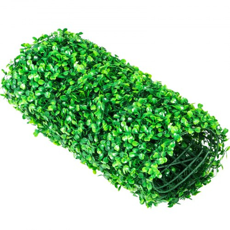 UV-Protected Boxwood Hedge Wall Panels Artificial Grass Backdrop Wall for Indoor Outdoor Privacy Fence, Garden & Event