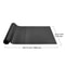 PVC Garage Floor Mats Rolls, Thick Garage Mat for Under Car, Trailer, Gym & Workshop, Waterproof Black Diamond Flooring