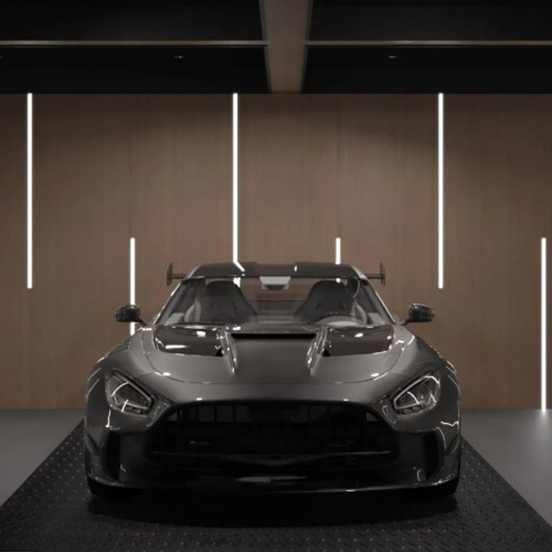 PVC Garage Floor Mats for Under Car, Rolls Thickness Black Garage Flooring for Trailer, Warehouse, Garage, Home Gym