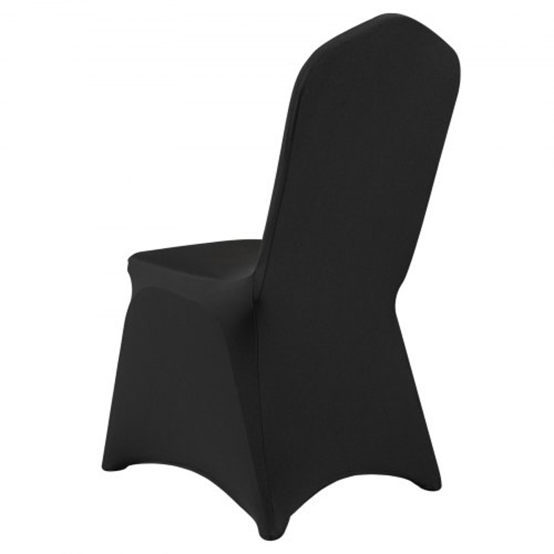 Stretch Spandex Folding Chair Covers Set, Universal Fit with Arched Front, Washable Slipcovers for Wedding, Holiday