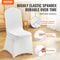 Stretch Spandex Folding Chair Covers, Universal Removable Washable Slipcovers for Wedding, Party, Holiday, Dining