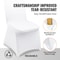 Stretch Spandex Folding Chair Covers, Universal Removable Washable Slipcovers for Wedding, Party, Holiday, Dining