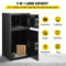 Large Double Door Safe Box, Fireproof Steel Digital Safe for Cash, Guns, Jewelry & Valuables, Heavy-Duty Security Strong