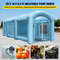 Inflatable Spray Paint Booth with Air Filtration, High Power Blowers Portable Car Paint Tent for Auto Body Work Repairs