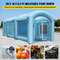 Inflatable Spray Paint Booth with Air Filtration, High Power Blowers Portable Car Paint Tent for Auto Body Work Repairs