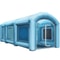 Inflatable Spray Paint Booth with Air Filtration, High Power Blowers Portable Car Paint Tent for Auto Body Work Repairs