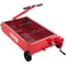Low Profile Oil Drain Pan, Large Capacity Gallon Oil Drain Tank with Manual Pump, Hose, Heavy-Duty Wheels & Folding