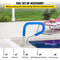 Stainless Steel Pool Rail 32x23 Humanized Swimming Pool Handrail With NonSlip Blue Grip 250LB Capac 6