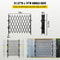 HeavyDuty Single Folding Security Gate 50 H X 75 W Steel Accordion Security Gate With 360 Rolling C 3