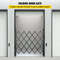 Flexible Expanding Security Gate 48 H X 66 W 360 Rolling Barricade Gate With HeavyDuty Steel Padlo 2