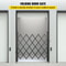 Flexible Expanding Security Gate 48 H X 66 W 360 Rolling Barricade Gate With HeavyDuty Steel Padlo 2