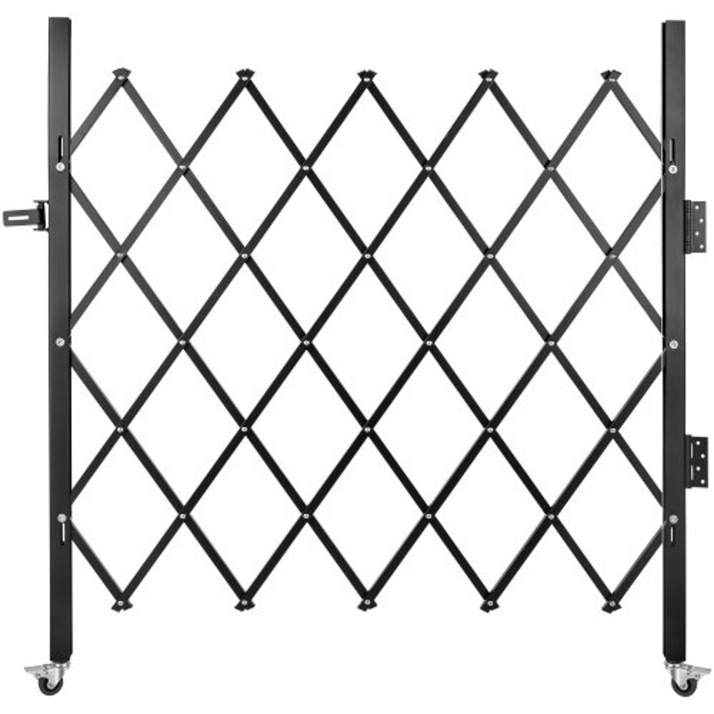 Flexible Expanding Security Gate 48 H X 66 W 360 Rolling Barricade Gate With HeavyDuty Steel Padlo 8