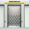 51 X 59 Ft Flexible Expanding Security Gate 360 Rolling Barricade Gate With Padlock 2