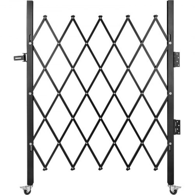51 X 59 Ft Flexible Expanding Security Gate 360 Rolling Barricade Gate With Padlock 8
